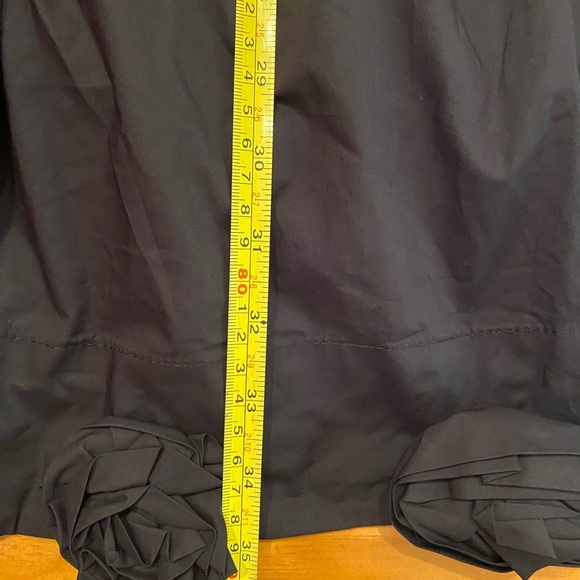 English Factory Women's Poplin Corsage Mini Dress, Black Size Medium NWT - Picture 13 of 16